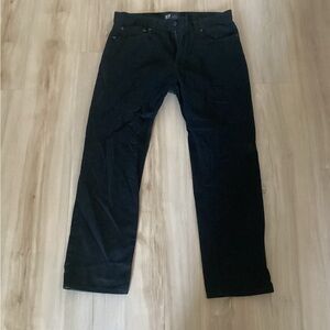 GAP Black Denim Straight Jeans